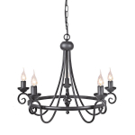 Rippvalgusti Elstead Lighting Harlech HR5-BLACK