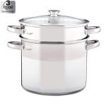 Lamart pastaauruti kurnajaga, roostevaba teras, 24 cm, 8 l