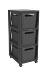 Kummut Rotho Brisen 3 sahtliga, 55L, must