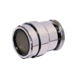 Kroomitud p&ouml;&ouml;rel (&uuml;ldine) 24M vees&auml;&auml;stliku aeraatoriga, veevool 6l/min, kummist tihendiga