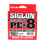 Tamiil SUNLINE Siglon PE&times;8, 150 m, #0.3 (5 lb) &ndash; #3 (50 lb), tumeroheline