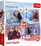 TREFL pusle Lumekuninganna ja igavene talv 2 (Frozen 2) 4in1