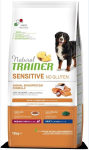 Kuivtoit koertele l&otilde;hega Natural Trainer Sensitive No Gluten keskmist ja suurt t&otilde;ugu koertele, 12 kg