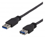 Deltaco USB3-243, USB-A, 3 m