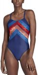 Ujumistrikoo Adidas Fit 1PC Lin Dark Blue, M