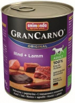 Koerakonserv t&auml;iskasvanud koerale veise- ja lambalihaga Gran Carno, 0.8 kg