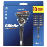 Komplekt Gillette Proglide: raseerija, 1 tk + raseerimispead, 10 tk