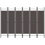 vidaXL 6 paneeliga ruumijagaja, antratsiithall, 240 x 180 cm