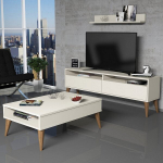 Elutoa m&ouml;&ouml;blikomplekt Kalune Design 845(IV), valge