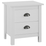 vidaXL &ouml;&ouml;kapp "Hill Range", valge, 46 x 35 x 49,5 cm, m&auml;nnipuit