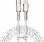 Baseus kaabel Cafule Metal PD USB-C - Lightning 2,0 m valge 20W