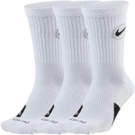 Nike sokid CREW EVERYDAY BBALL 3pk, valge