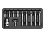 Otsikute komplekt SPLIN 30 + 75mm &uuml;leminekuga 1/2 (11tk.) YT-0415 YATO