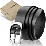 Ehtsast Stevensi nahast naiste v&ouml;&ouml;, must