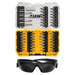 Kruvikeeraja otsiku komplekt 47tk. ja prillid DEWALT DT70703-QZ