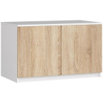 &Uuml;lemine kapp riidekapile NORE S90, valge/pruun