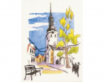 Ristpistes tikkimiskomplekt "Joonistame niitidega", 15 x 21, RTO