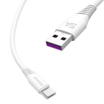 USB kaabel / USB Type C 5A kaabel 2m valge (L2T 2m valge)