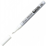 P&uuml;simarker PILOT FINE, &uuml;mmargune pea, 1-2 mm, valge