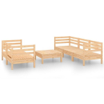 vidaXL 6-osaline aiadiivanikomplekt, t&auml;ism&auml;nnipuit