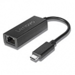 Lenovo Black, USB C to Ethernet Adapter