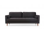 Kolmekohaline diivan Kalune Design Rome, must