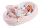Nukk Llorens Mimi koos heli ja lapsevoodiga, 42 cm, 74088