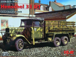 Kokkupandav mudel ICM 35466 Henschel 33 D1, WWII German Army Truck 1/35