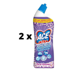 Geel vannitoapuhastusvahend Ace Ultra Power Floral Parfume, 750ml x 2 tk. pakett