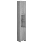 vidaXL vannitoakapp, hall Sonoma tamm, 30 x 30 x 183,5 cm, tehispuit