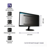 Qoltec 51056 Privacy filter 22" | 16:10