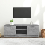 vidaXL telerikapp, betoonhall, 102x35x36,5 cm, tehispuit