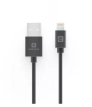 Kabelis Evelatus Evelatu Lightning cable 2M MFI07 Black 4752192032333 MFI07BK (4752192032333)