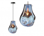 Ripplamp App327, sinine klaas, E27