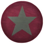 Vaip Hanse Home City Mix Star Round Violet 140x140 cm
