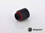 BitsPower Fitting G1/4" Inch, 15mm Carbon, Black (BP-CBWP-C60)