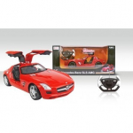 Juhitav automudel Rastar Mercedes-Benz SLS AMG 1:18, 54100, punane
