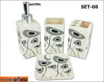 Keraamiline vannitoatarvikute komplekt "Benedomo"