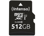 Telefoni m&auml;lukaart Intenso Micro SDXC UHS-I 512GB