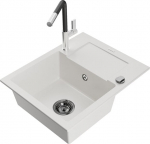 Graniidist k&ouml;&ouml;givalamu Mexen Enzo koos segisti ja sifooniga, White+Black/Chrome