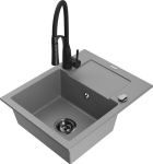 Graniidist k&ouml;&ouml;givalamu Mexen Enzo koos segisti ja sifooniga, Grey+Black
