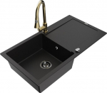 Graniidist k&ouml;&ouml;givalamu Mexen Leo koos segisti ja sifooniga, Black+Gold