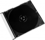 Hama CD karbid Slim CD Jewel Case, 25tk, l&auml;bipaistev/must 51167