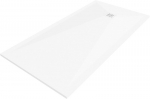 Ristk&uuml;likukujuline du&scaron;ialus Mexen Stone+ koos sifooniga, 160 x 80 cm, White+White