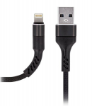 Maxlife MXUC-01 kaabel USB - Lightning 1,0 m 2A must nailon