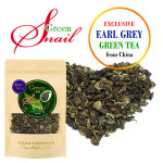 Exclusive Earl Grey Green tea &bdquo;Green Snail&rdquo; - Elite Hiina roheline tee "Roheline tigu" bergamotiga, 100g