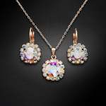 Naiste ehete komplekt &bdquo;Glory II (Aurore Boreale)&ldquo; koos Swarovski kristallidega