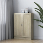 vidaXL raamaturiiul Sonoma tamm 82,5 x 30,5 x 115 cm puitlaastplaat