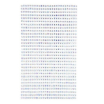 Dekoratiivsed iseliimuvad kristallid, 3 mm, 806 tk