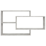vidaXL seinariiulid betoonhall 104 x 20 x 60 cm puitlaastplaat